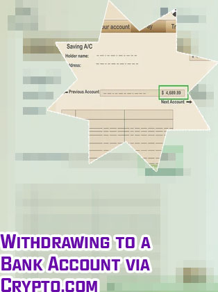 How to transfer from crypto com to bank account
